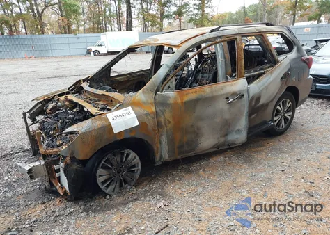 2017 Nissan Pathfinder Sv из США, поврежденный, VIN 5N1DR2MM2HC683647